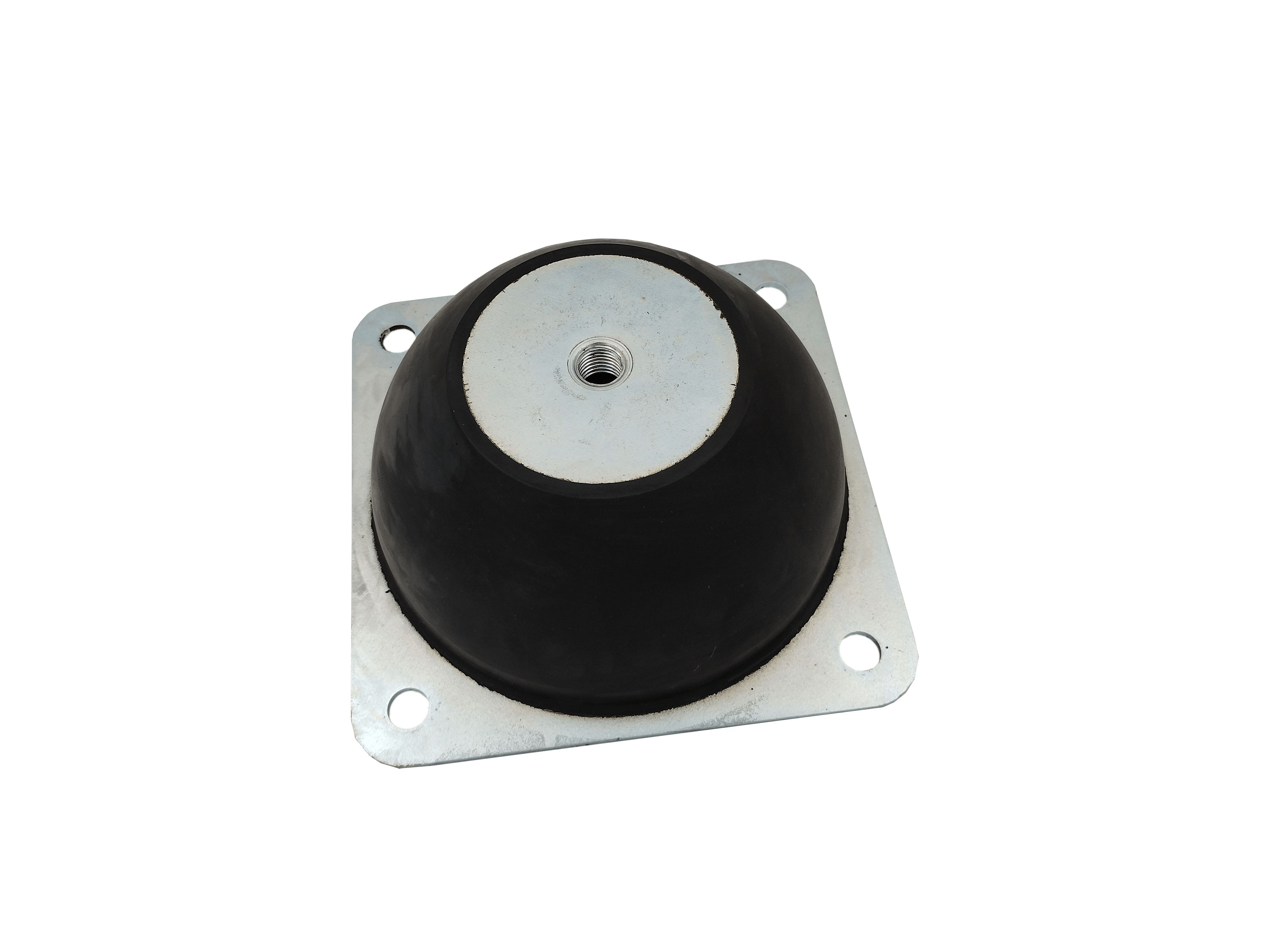 Damping air conditioner and heat pump against annoyance and irritation from vibrations